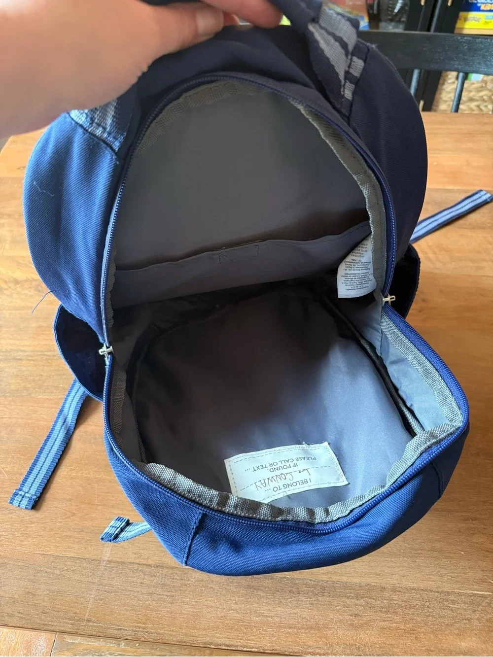 Pottery Barn Kids Navy Dinosaur Skeleton Backpack Mackenzie Glow in the Dark